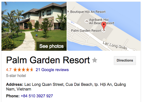 Palm Garden Resort map and details