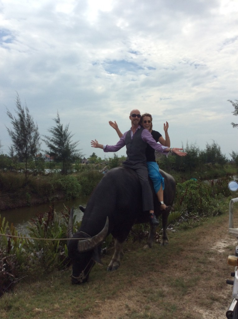 Riding Sam The Water Buffalo