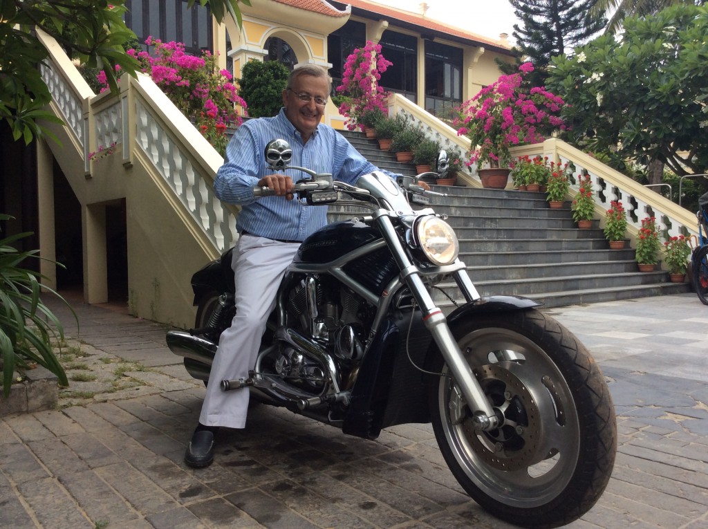 Claude On His Harley